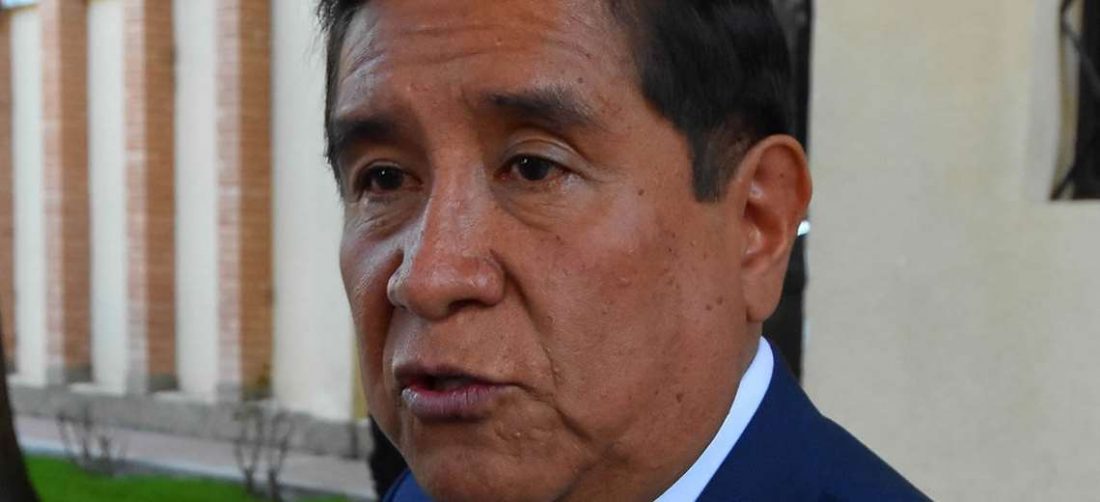 César Salinas, presidente de la Federación Boliviana de Fútbol. Foto: El Deber