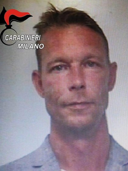 Una foto de Christian Brueckner tomada por la policía italiana Carabinieri (Carabinieri)