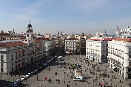 Vista general de Puerta del Sol, en Madrid (Reuters)