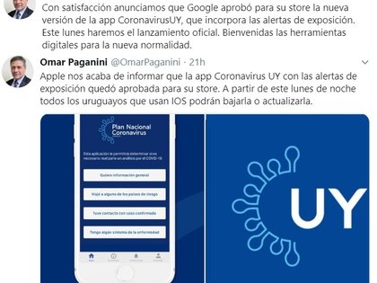 uruguay app coronavirus