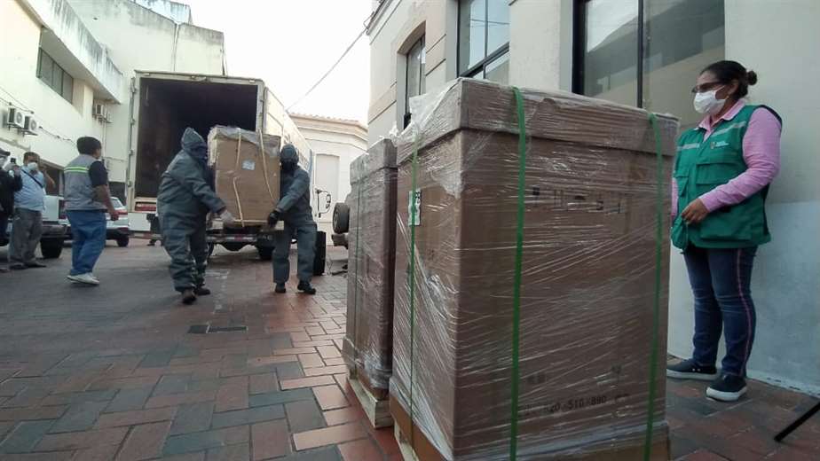 Los respiradores que recibió el San Juan De Dios en mayo. Foto: Róger Barba