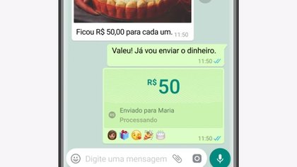WhatsApp permitirá hacer transferencias digitales dentro de su aplicación (Foto: YouTube/ WhatsApp/ Captura de pantalla)