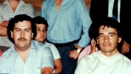 Carlos Lehder junto a Pablo Escobar.