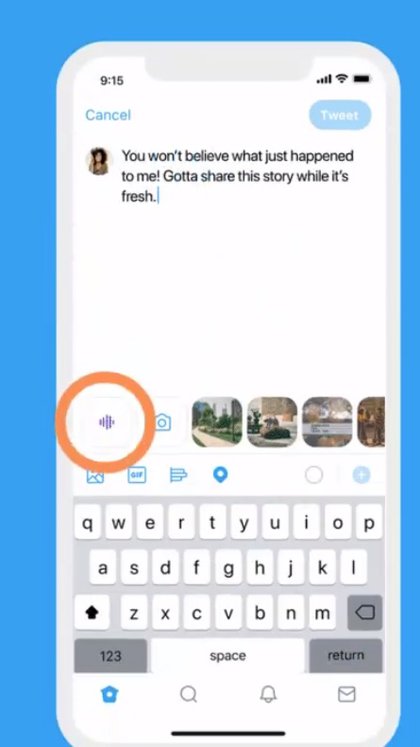 Twitter ahora ofrece la opció de enviar mensajes de voz para algunos usuarios de iOS. 