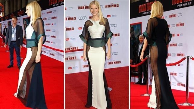 Gwyneth Paltrow revoluciona la alfombra roja al aparecer sin ropa interior  – 