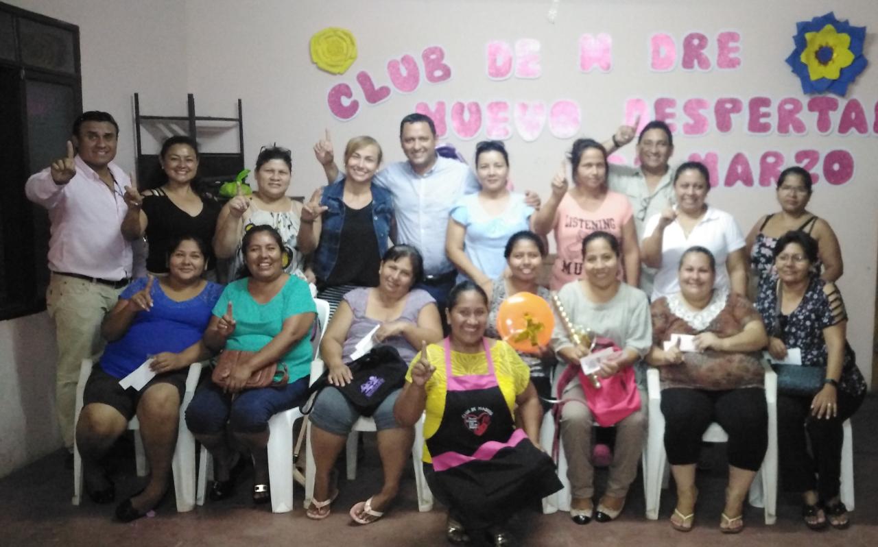 SOL coordina actividades con el club de madres del distrito 8 – 